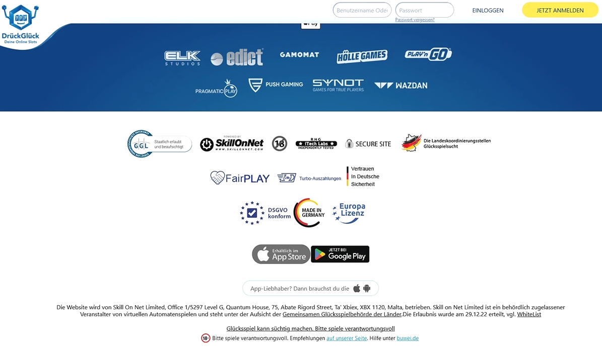 Symbolbild für Sicherheit und Vertrauen bei Online Casinos mit Schloss Symbol